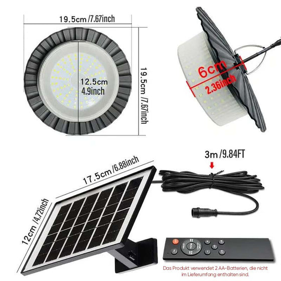 Solar Schuppenleuchte