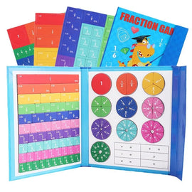 Montessori Magnetisches Buch-Bruchteil-Puzzle für Kinder