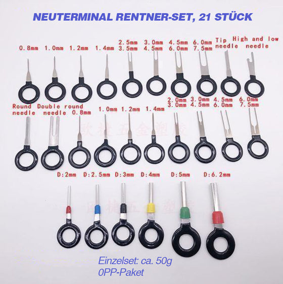 Tool-Kit zum Entfernen von Anschlüssen