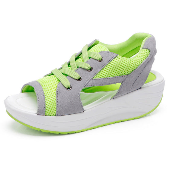 Sportliche Freizeitschuhe für Damen mit dicker Sohle