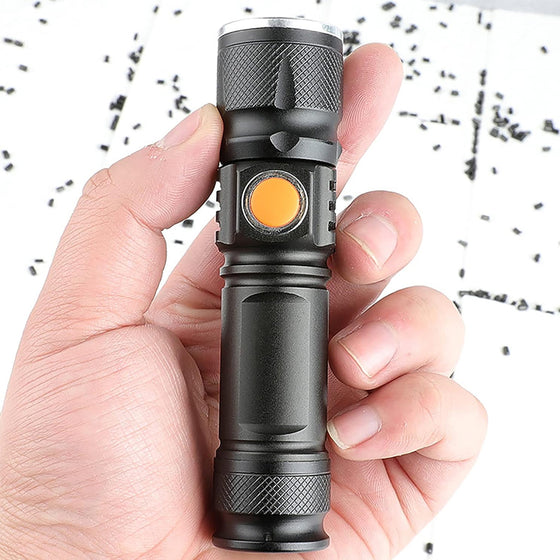 USB wiederaufladbare Mini-LED-Taschenlampe