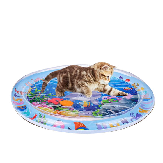 Wassersensorische Spielmatte für Haustiere