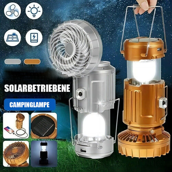6 in 1 Tragbare Solar LED Camping Laterne