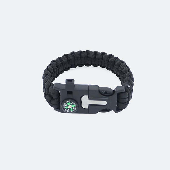 Multifunktionales Überlebensarmband aus Paracord