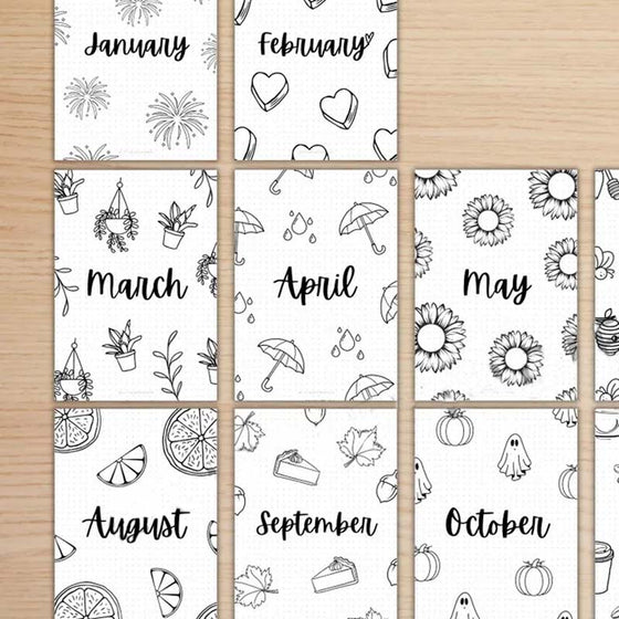 2025 JOURNAL BUNDLE - DRUCKBARE Journal-Seiten