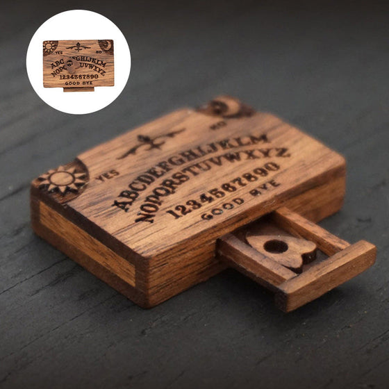 Miniatur-Spiritusbrett mit Schublade