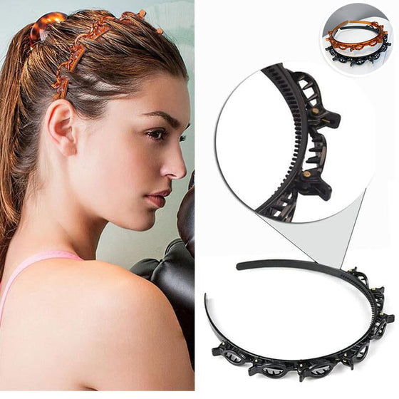 Haarband mit Ponyclip