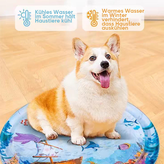 Wassersensorische Spielmatte für Haustiere