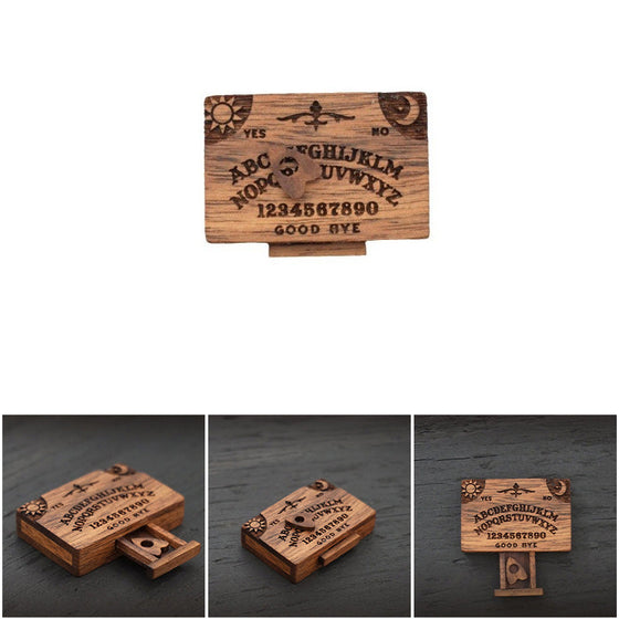 Miniatur-Spiritusbrett mit Schublade