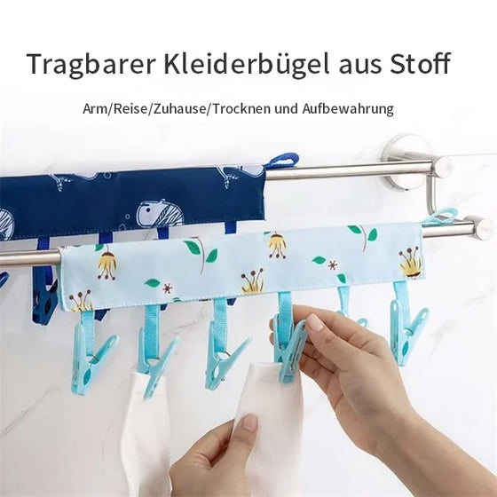 Tragbarer Kleiderbügel