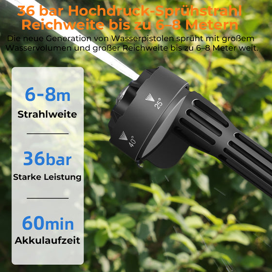 Tragbare Hochdruck-Autowaschpistole mit Lithiumbatterie