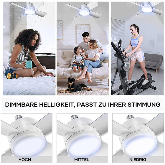Deckenventilatoren mit Licht und Fernbedienung