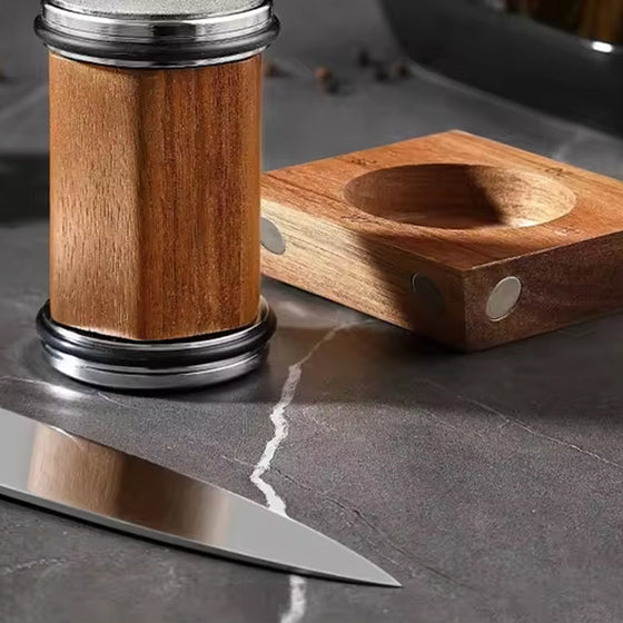Walzen-Messerschärfer Fünfeckiger magnetischer Messerschärfer