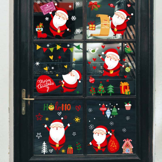 Weihnachtsfensteraufkleber