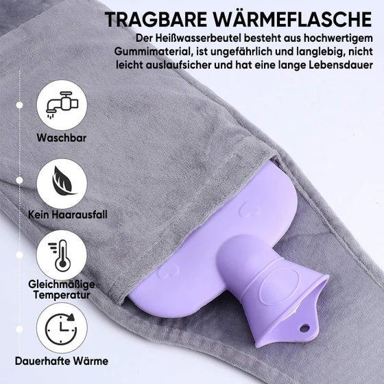 🔥Nachfüllbarer Wärmflaschengürtel aus Plüsch