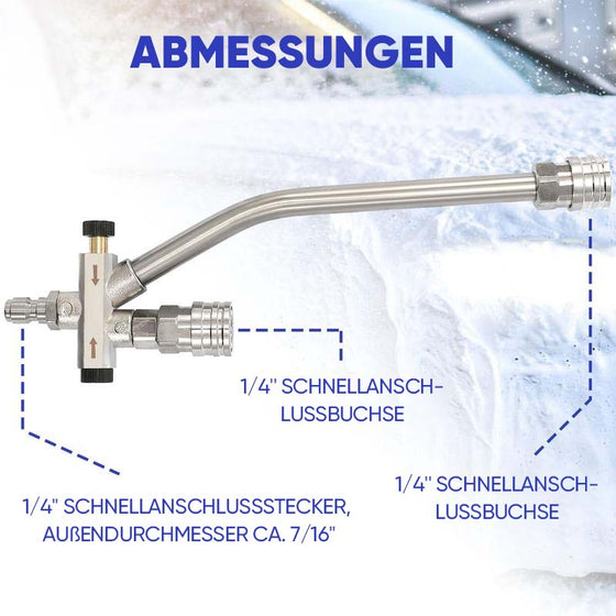 Zubehör für Schaumkanone mit Doppelanschluss
