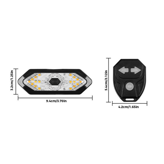 LED-Funkfernbedienung Fahrradrücklicht
