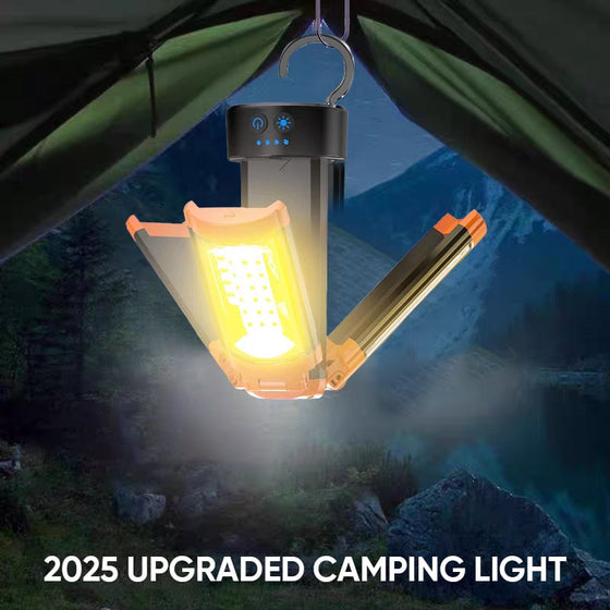 SAKER Verbesserte tragbare Campinglampe mit Stativ