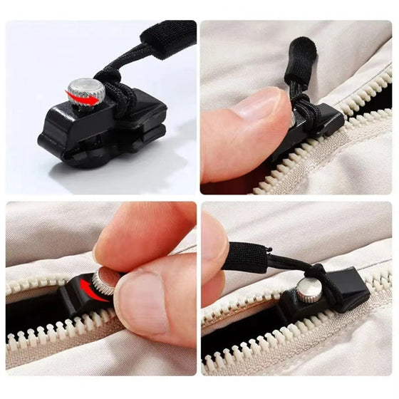 Abnehmbarer Reißverschlussreparator (6 Stück)
