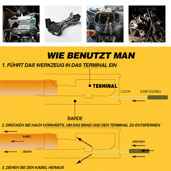 Tool-Kit zum Entfernen von Anschlüssen