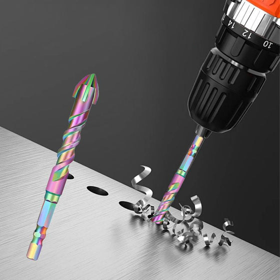 4-teiliges professionelles Titan-Bohrer-Set