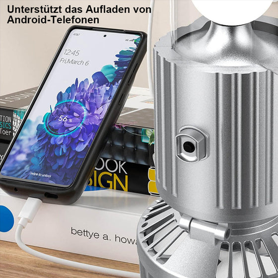 6 in 1 Tragbare Solar LED Camping Laterne