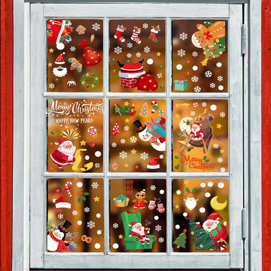 Weihnachtsfensteraufkleber