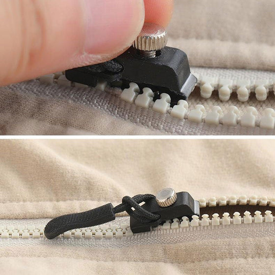 Abnehmbarer Reißverschlussreparator (6 Stück)