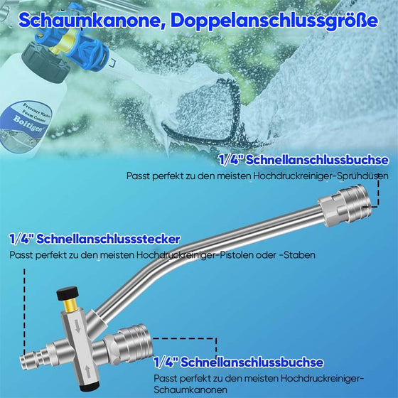 Zubehör für Schaumkanone mit Doppelanschluss