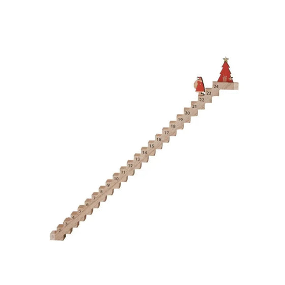 Lustiger Santa Treppen Countdown Kalender