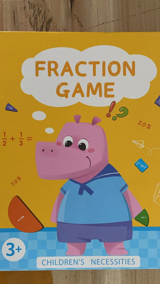 Montessori Magnetisches Buch-Bruchteil-Puzzle für Kinder