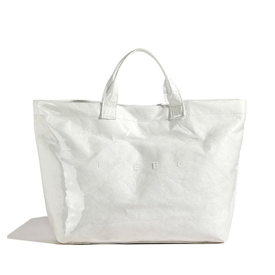 Damen-Totebag mit Buchstaben-Print