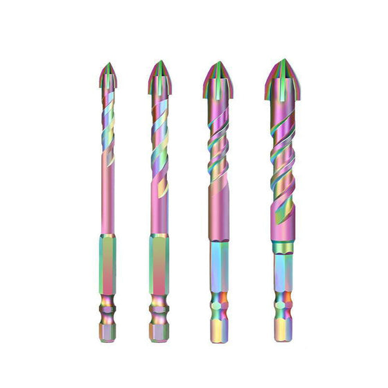 4-teiliges professionelles Titan-Bohrer-Set