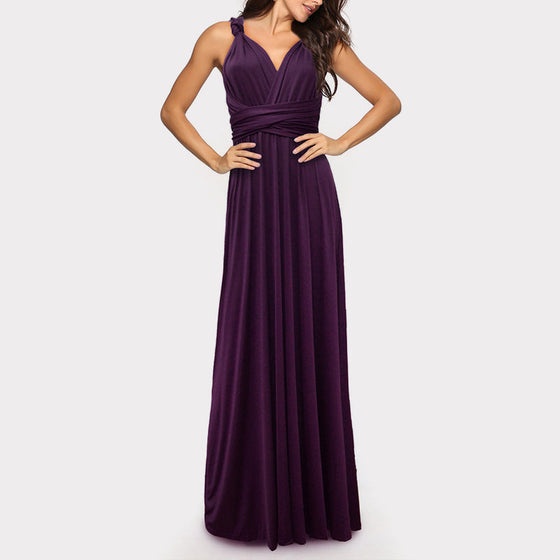 Rückenfreies Seilkreuz-Kleid
