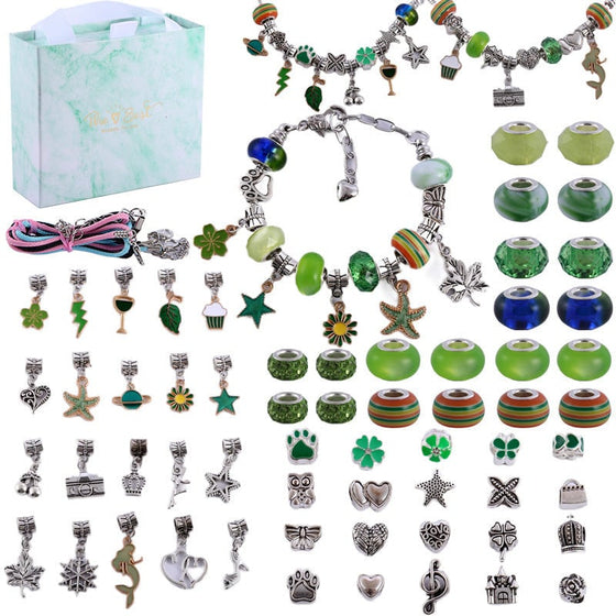 Set zum Basteln von Bettelarmbändern für Mädchen