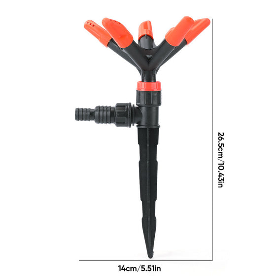 360° rotierender Rasensprinkler
