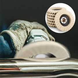 Wollfilz-Lamellenpolierscheibe