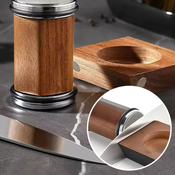 Walzen-Messerschärfer Fünfeckiger magnetischer Messerschärfer