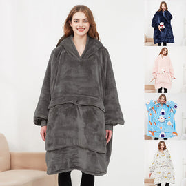 Beidseitig velour-heizender lässiger Hoodie