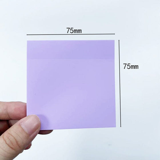 Transparente Haftnotizen