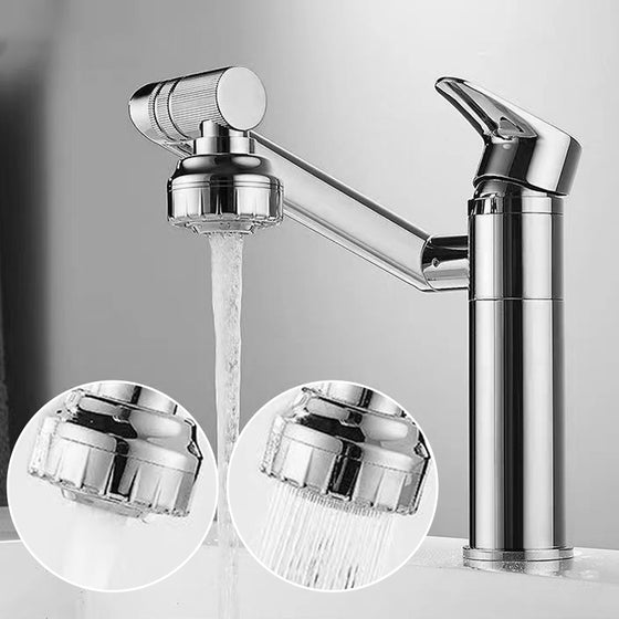 Drehbarer Wasserhahn aus Edelstahl