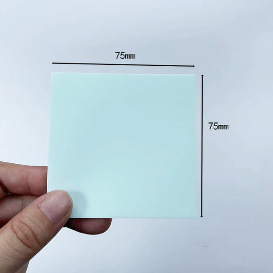 Transparente Haftnotizen