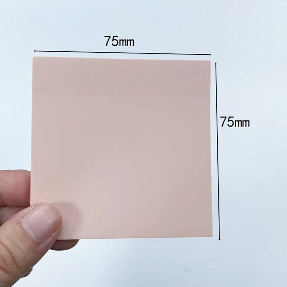 Transparente Haftnotizen