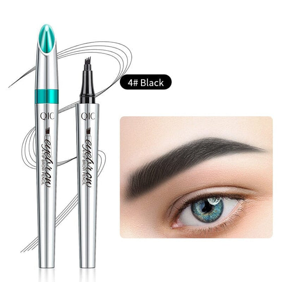 Wasserdichter 3D-Microblading-Augenbrauenstift mit 4 Gabelspitzen