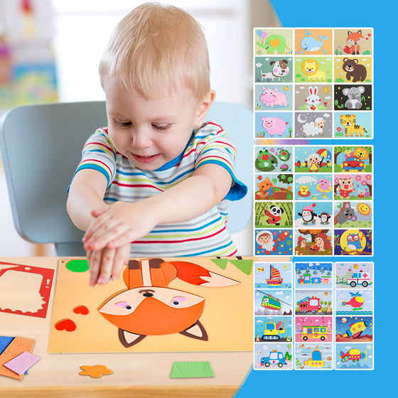 DIY Kinder Tier handgemachte Aufkleber