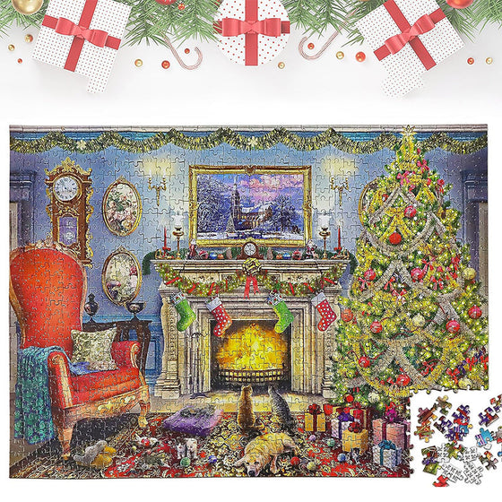 24 Boxen Puzzle-Blindbox Rote Weihnachts-Blindbox