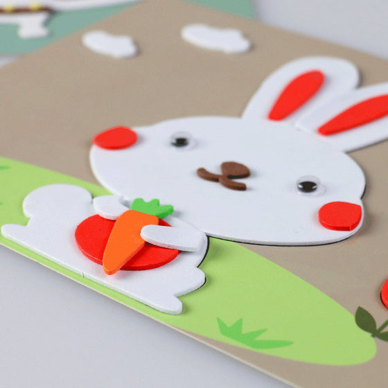 DIY Kinder Tier handgemachte Aufkleber