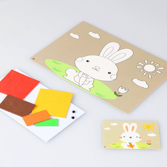 DIY Kinder Tier handgemachte Aufkleber