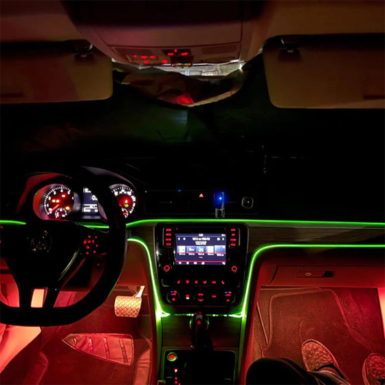 Faseroptische RGB-Autoscheinwerfer