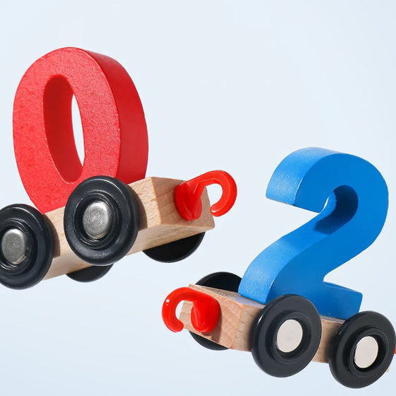 💥Digitales Zugspielzeug aus Holz